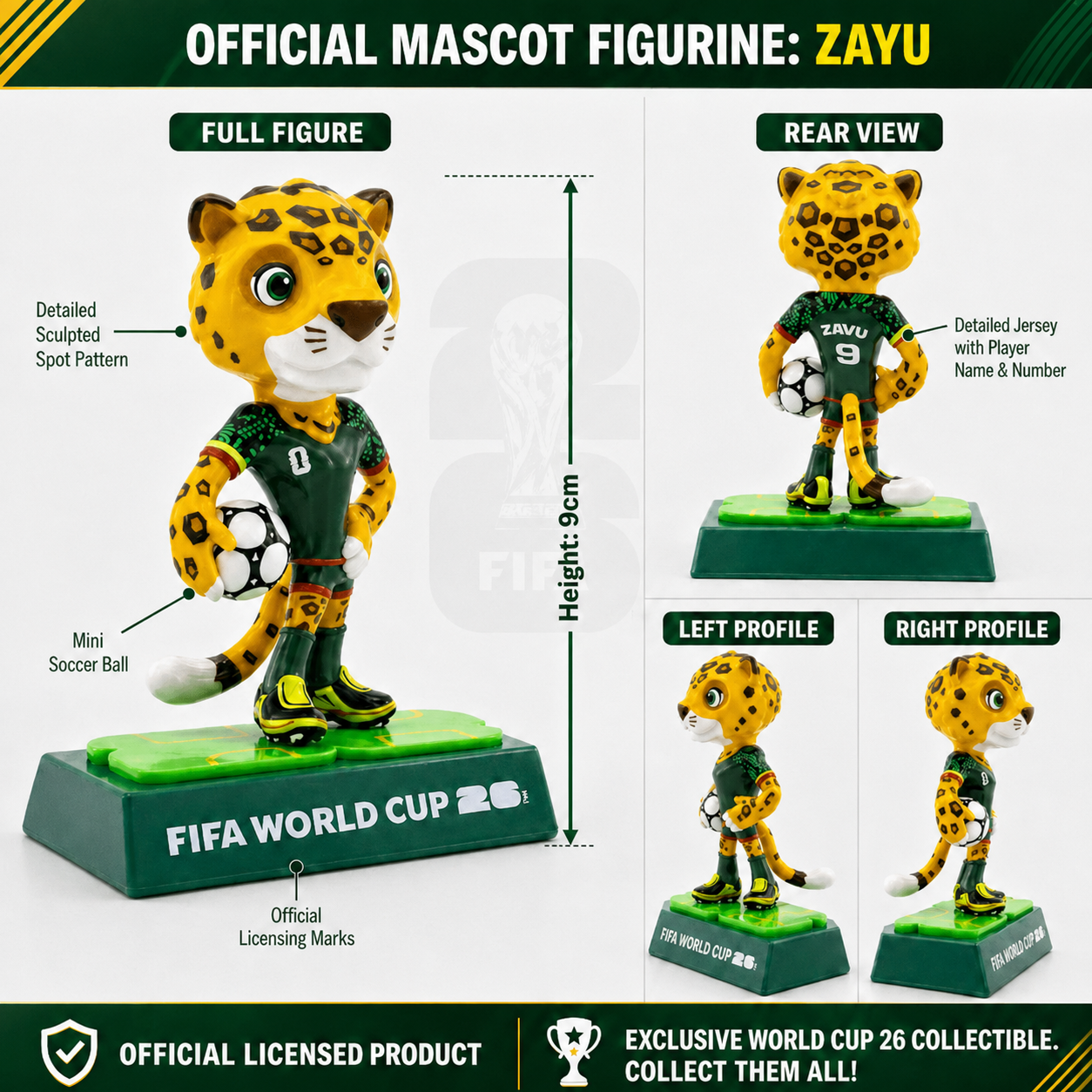 2026 WORLD CUP MASCOT (3-pack)